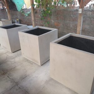 Macetero Cubo de Cemento