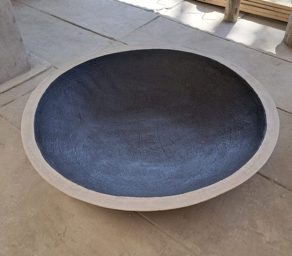 Plato 110x27h cemento rustico Plato 110x27h cemento rustico