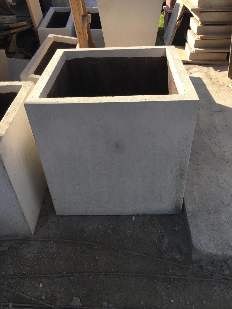 Macetero Cubo de Cemento Macetero Cubo de Cemento