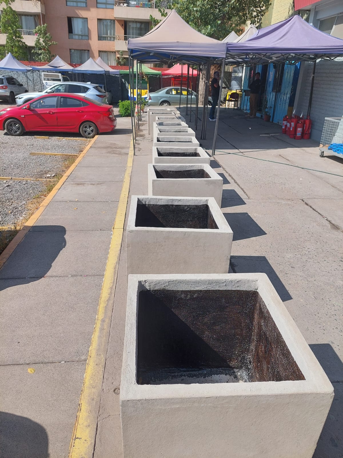 Macetero Cubo de Cemento Macetero Cubo de Cemento