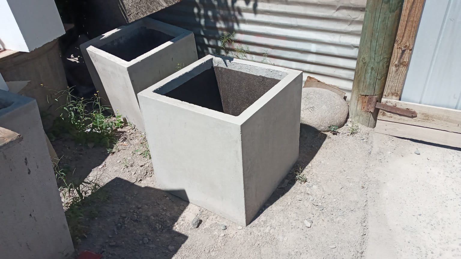 Macetero Cubo de Cemento Macetero Cubo de Cemento